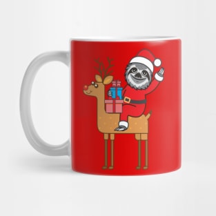 Sloth Santa Mug